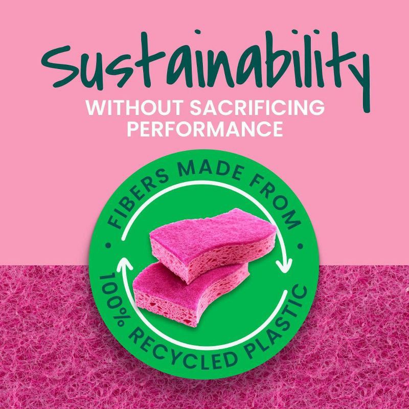 slide 13 of 14, Scotch-Brite Delicate Clean Non-Scratch Scrub Sponges - 3ct, 3 ct