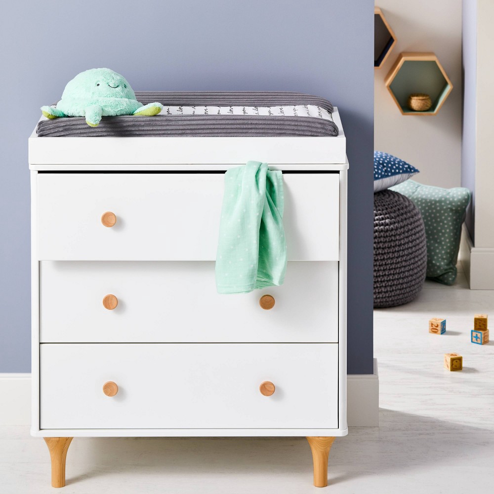 slide 2 of 4, Changing Pad Cover I Love You - Cloud Island Gray/White, 1 ct