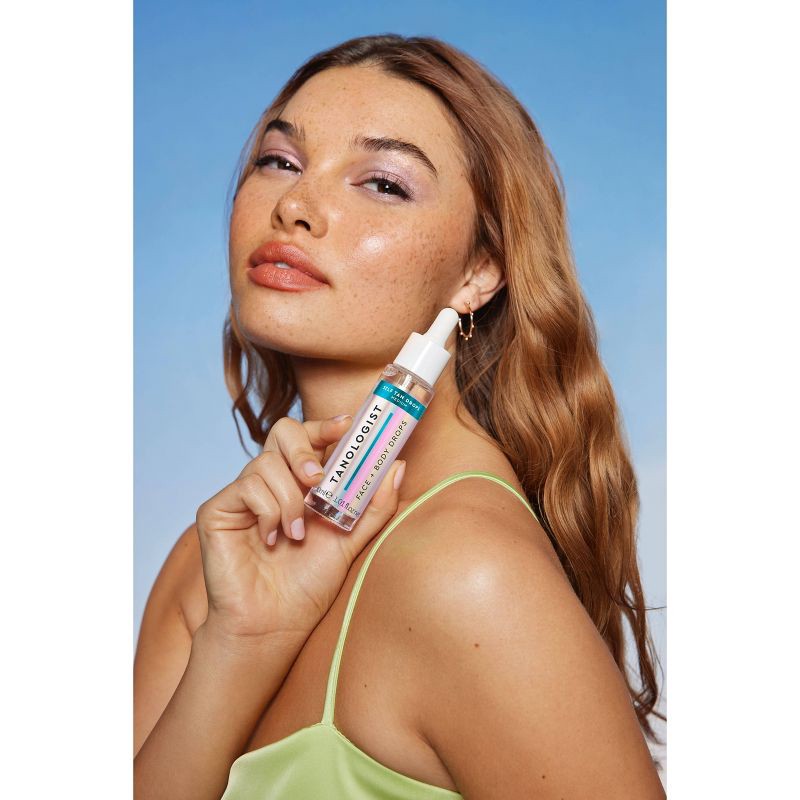 slide 4 of 5, Tanologist Sunless Self Tanning Drops for Face and Body - Medium - 1.01 fl oz, 1.01 fl oz