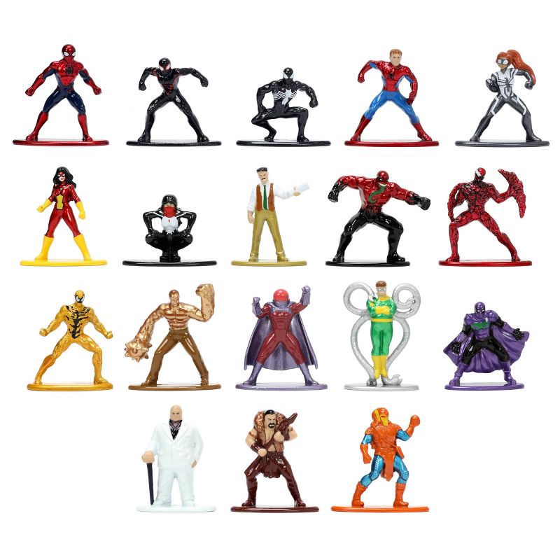 slide 4 of 5, Jada Toys Nano Metalfigs Marvel Die-Cast Figures 1.65" 20-Pack, 1 ct