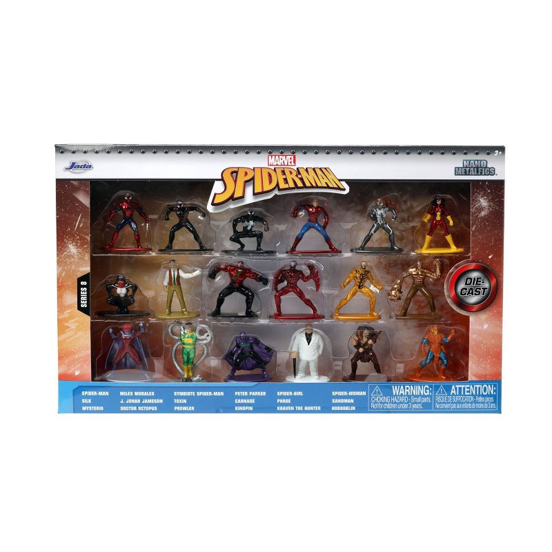slide 5 of 5, Jada Toys Nano Metalfigs Marvel Die-Cast Figures 1.65" 20-Pack, 1 ct