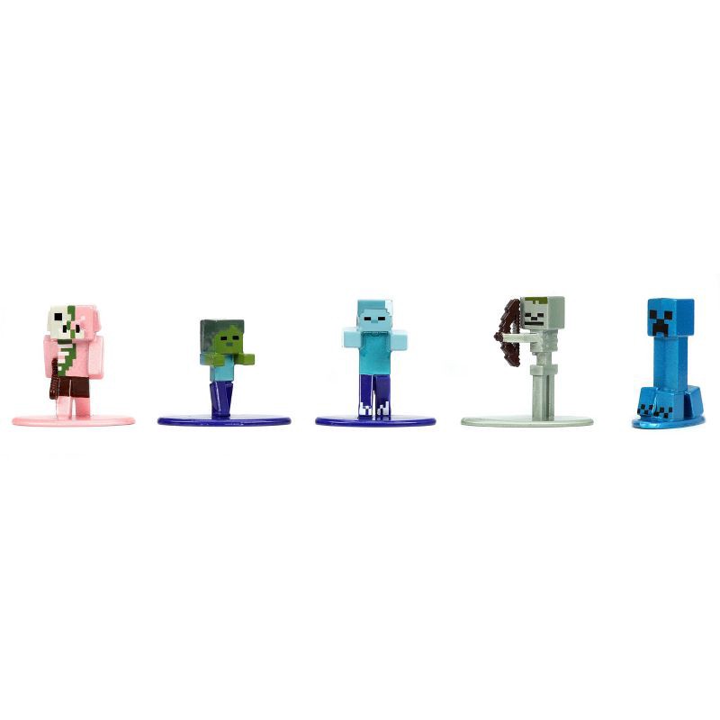 slide 9 of 9, Jada Toys Nano Metalfigs Minecraft Die-Cast Figures 1.65" 20-Pack, 1 ct