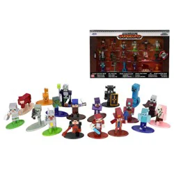 Jada Toys Nano Metalfigs Minecraft Die-Cast Figures 1.65" 20-Pack