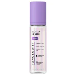Tanologist Sunless Self Tanning Mousse - Dark - 6.76 fl oz: Vegan, Face & Body Application