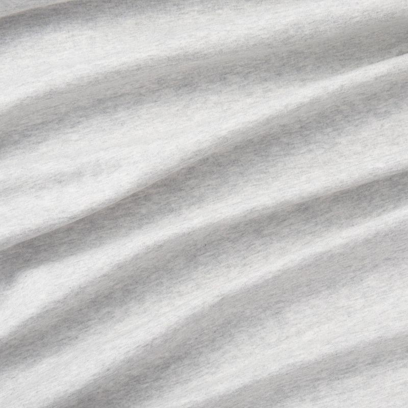 slide 4 of 5, Fitted Jersey Crib Sheet Knit Heather Gray - Cloud Island™ Gray, 1 ct