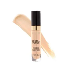 Milani Conceal + Perfect Longwear Concealer - 120 Light Vanilla - 0.17 fl oz: Hyaluronic Acid, Face Application, Medium Coverage, Single Container