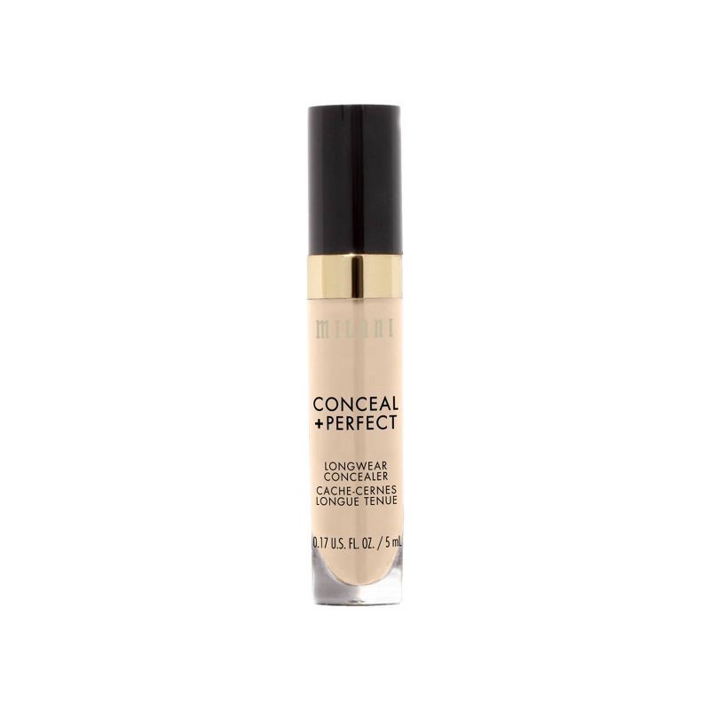 slide 3 of 5, Milani Conceal + Perfect Longwear Concealer - 110 Nude Ivory - 0.17 fl oz, 0.17 fl oz