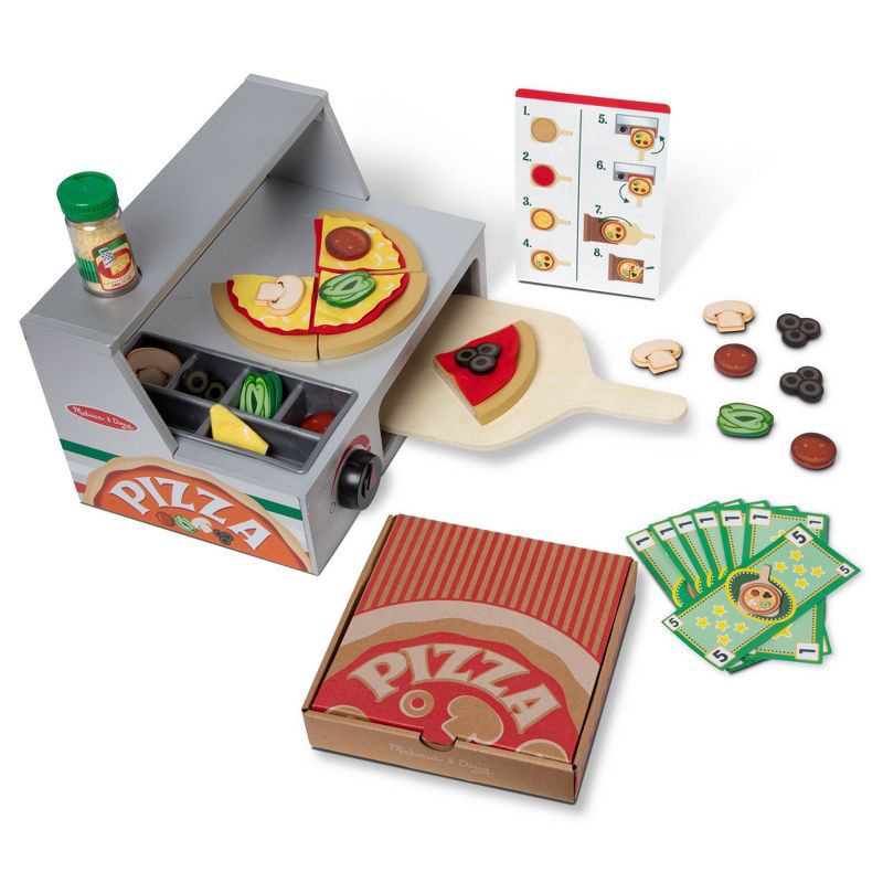 slide 1 of 10, Melissa & Doug Top & Bake Pizza Counter 41pc, 41 ct