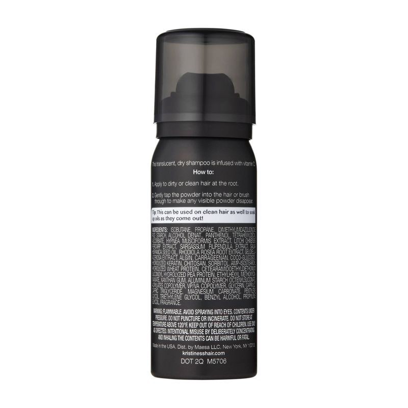 slide 2 of 3, Kristin Ess Style Reviving Dry Shampoo Spray for Volume - Travel Size - 1.2 fl oz, 1.2 oz