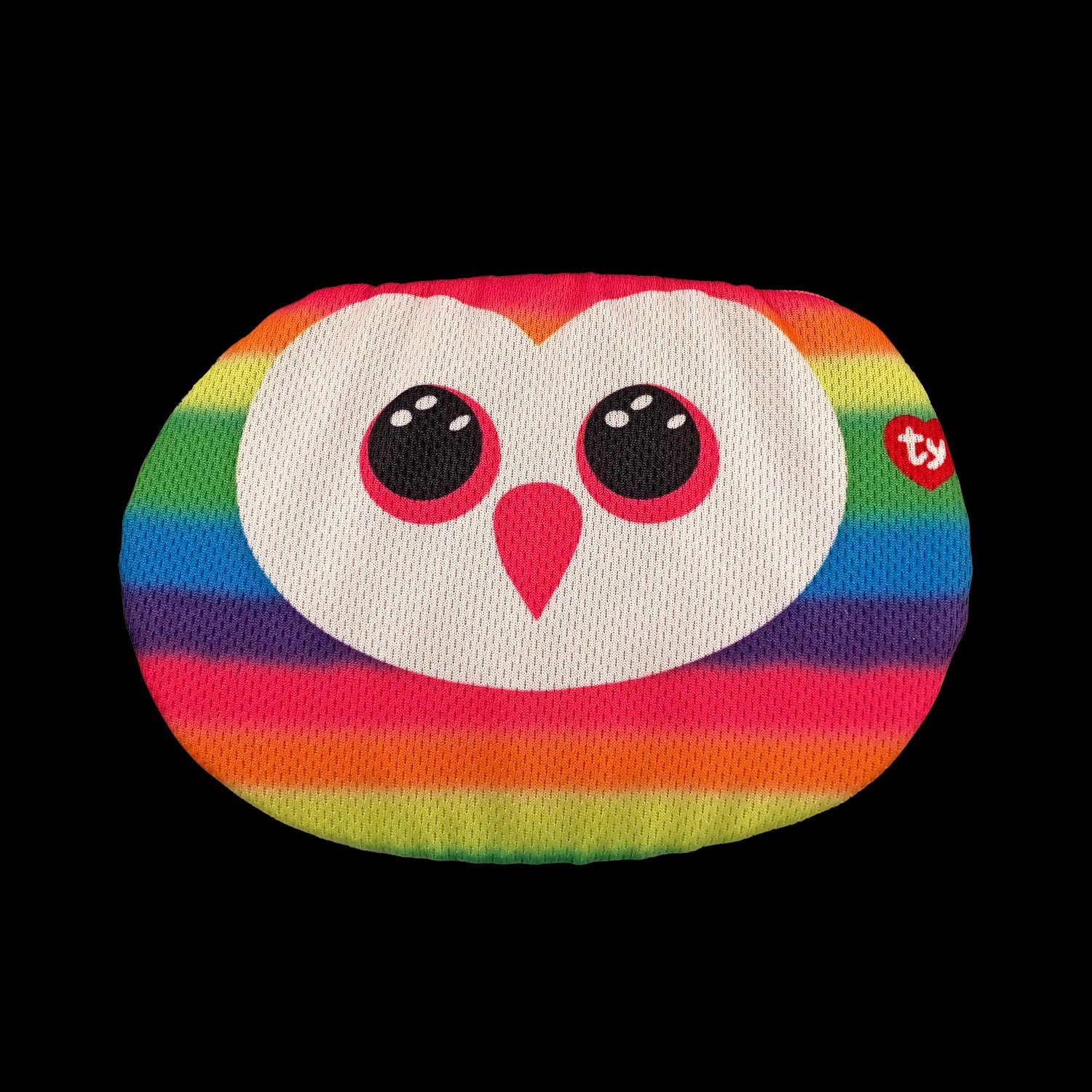 slide 1 of 1, TY Beanie Boo Owen-Multicolor Owl Protective Face Mask, 1 ct