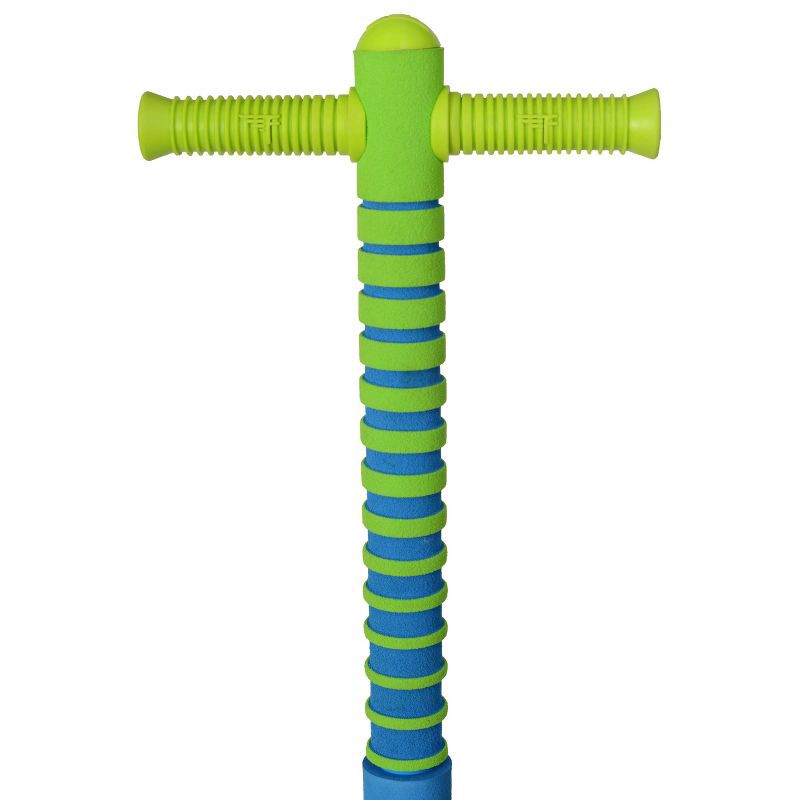 slide 4 of 10, Flybar Maverick Pogo Stick - Blue/Green, 1 ct