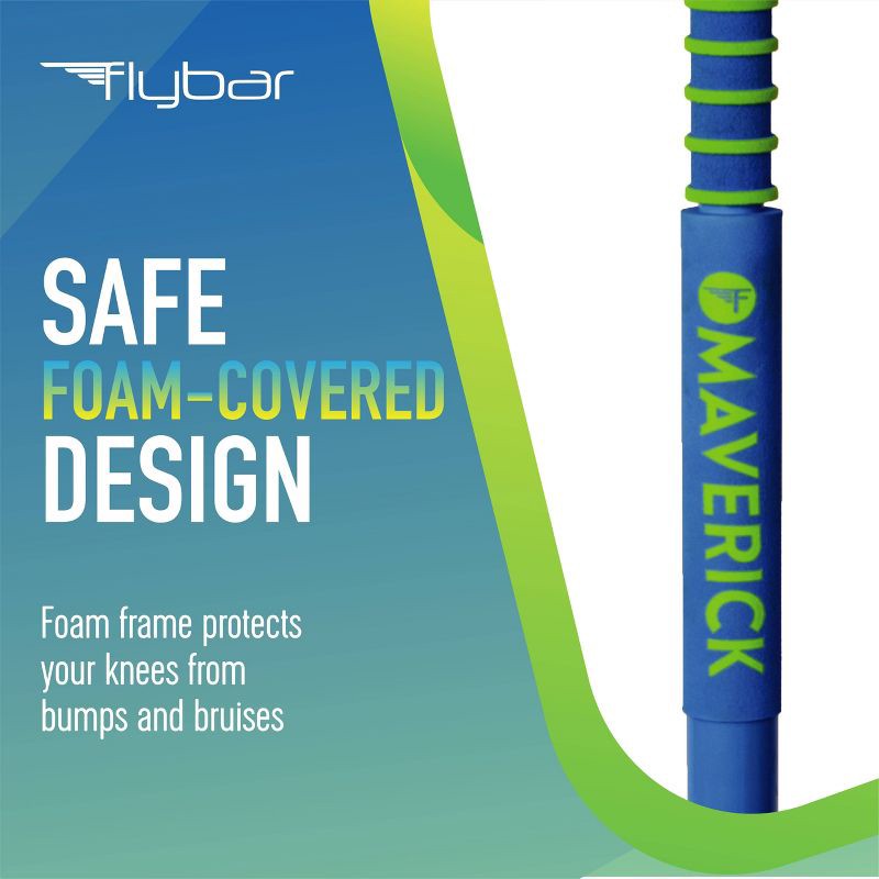 slide 7 of 10, Flybar Maverick Pogo Stick - Blue/Green, 1 ct