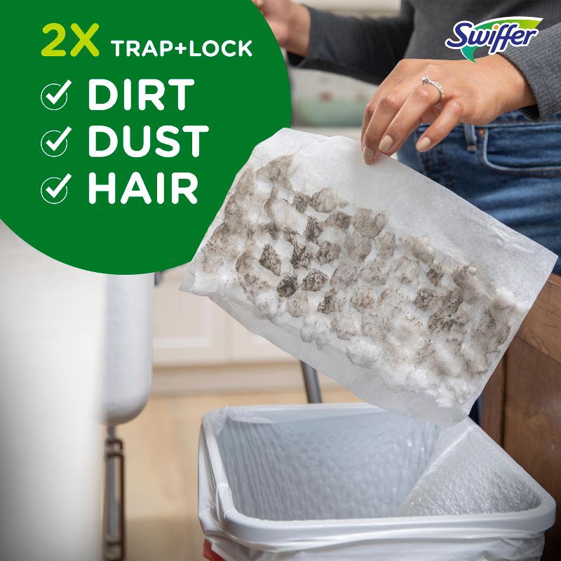 slide 4 of 11, Swiffer Sweeper Pet Heavy Duty Multi-Surface Dry Cloth Refills for Floor Sweeping and Cleaning - 32ct, 32 ct