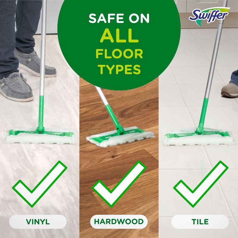 slide 6 of 11, Swiffer Sweeper Pet Heavy Duty Multi-Surface Dry Cloth Refills for Floor Sweeping and Cleaning - 32ct, 32 ct