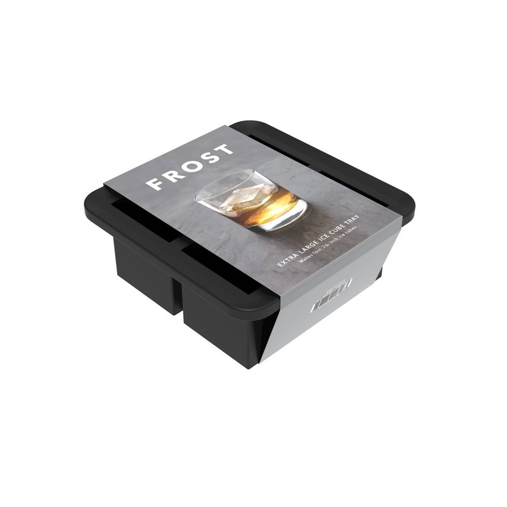 slide 5 of 5, FROST Silicone Large Ice Cube Tray Gray, 1 ct