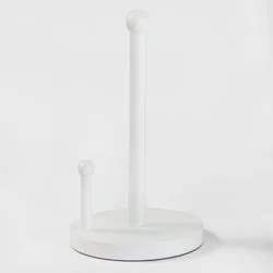 Stainless Steel Paper Towel Holder White - Threshold™