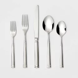 20pc Stainless Steel Hartford Silverware Set - Threshold