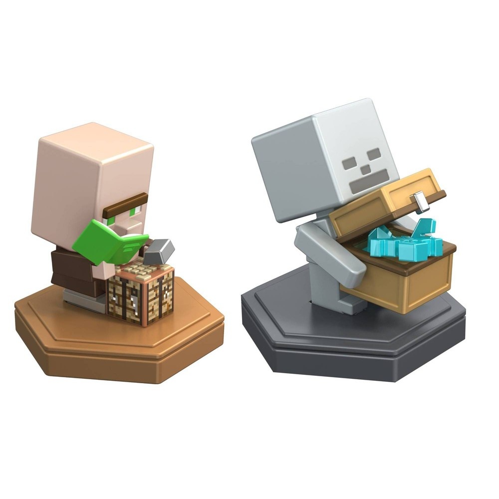 slide 3 of 6, Minecraft Boost Hoarding Skeleton Mini Figures, 2 ct