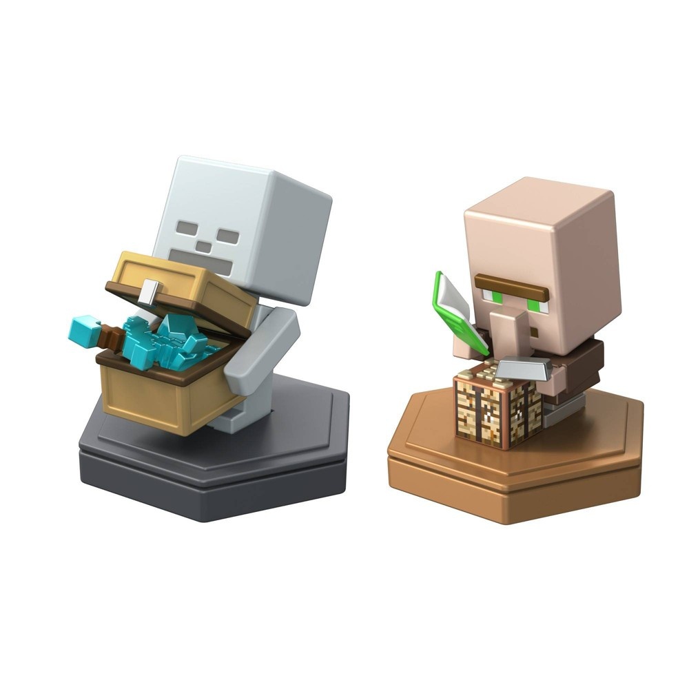 slide 4 of 6, Minecraft Boost Hoarding Skeleton Mini Figures, 2 ct