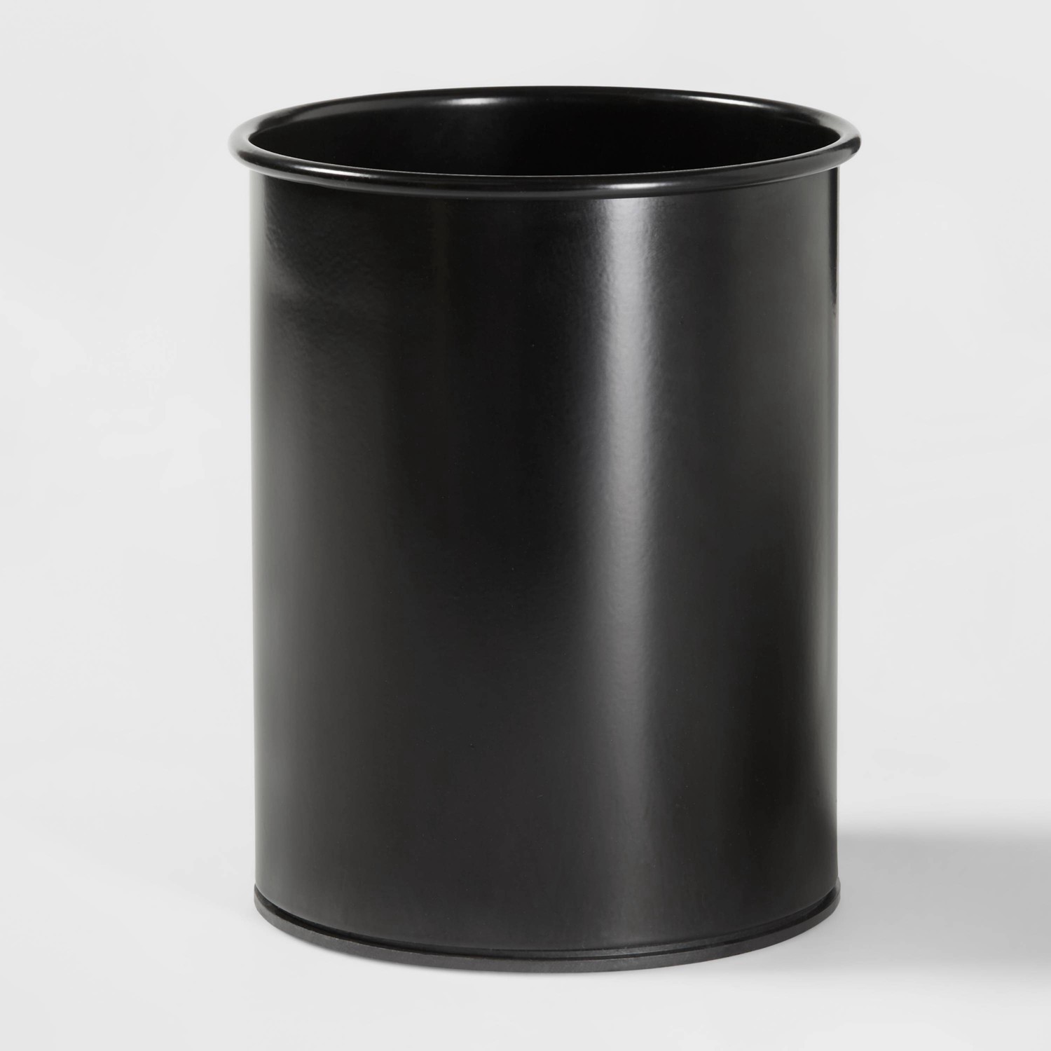 slide 1 of 1, Stainless Steel Utensil Storage Container Black - Threshold, 1 ct