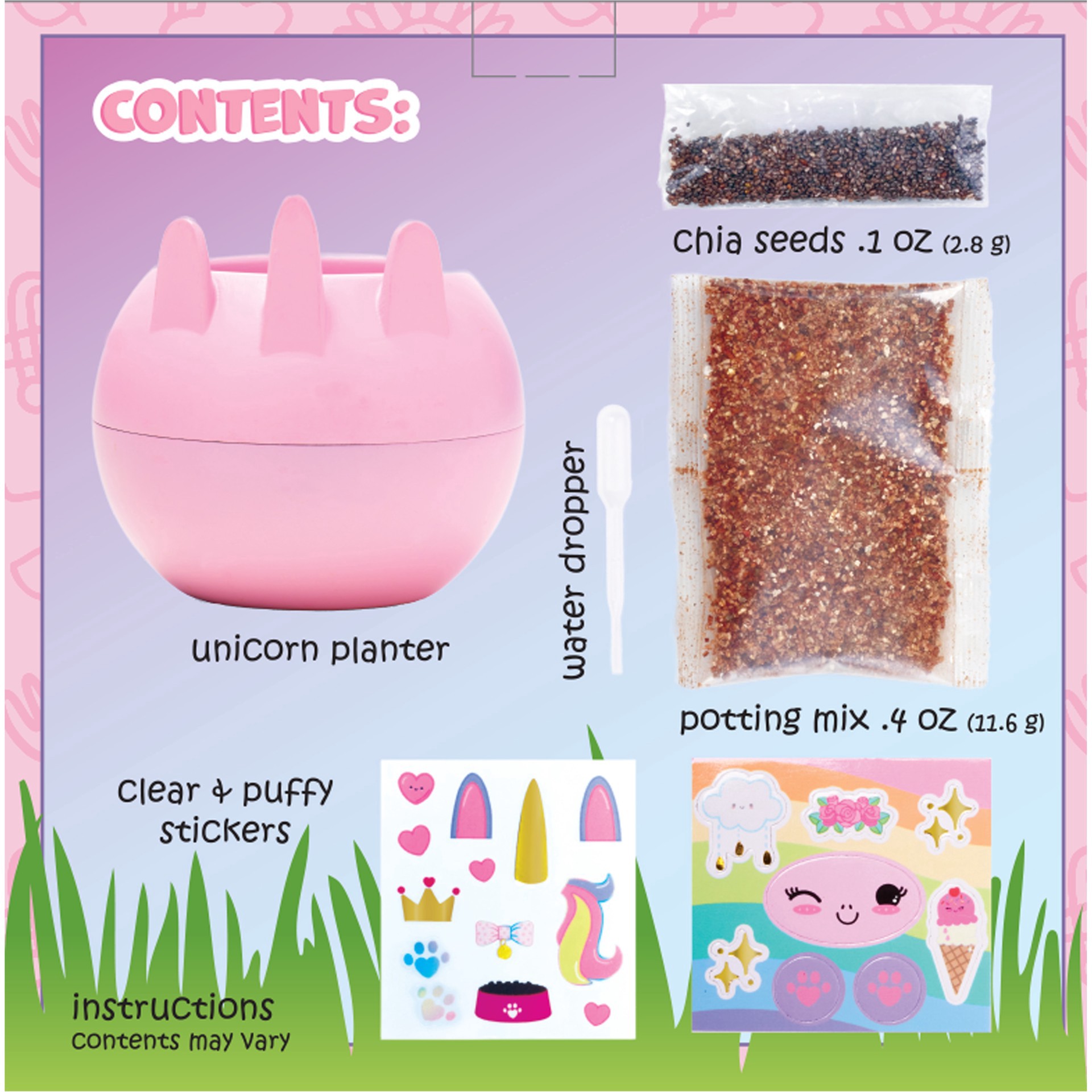 slide 13 of 14, Faber-Castell Creativity For Kids Plant-A-Pet Kawaii Unicorn Kit, 2.75 in x 2.75 in