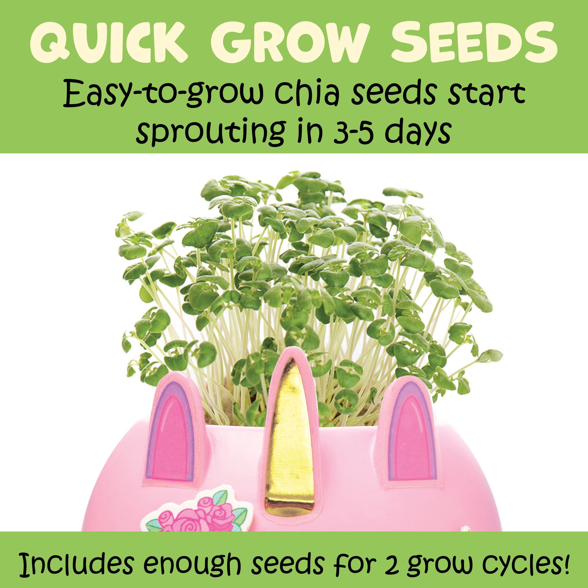 slide 11 of 14, Faber-Castell Creativity For Kids Plant-A-Pet Kawaii Unicorn Kit, 2.75 in x 2.75 in