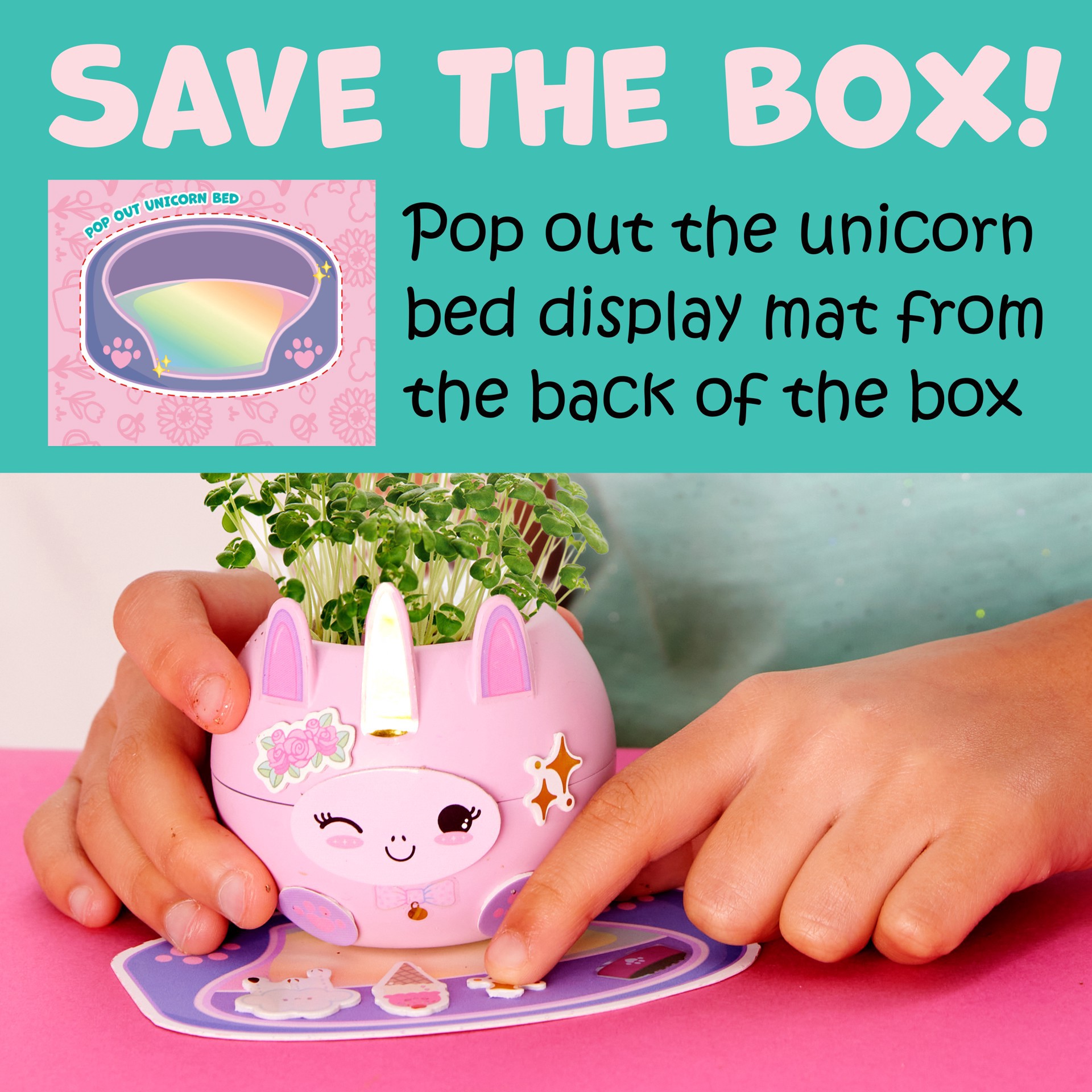 slide 6 of 14, Faber-Castell Creativity For Kids Plant-A-Pet Kawaii Unicorn Kit, 2.75 in x 2.75 in
