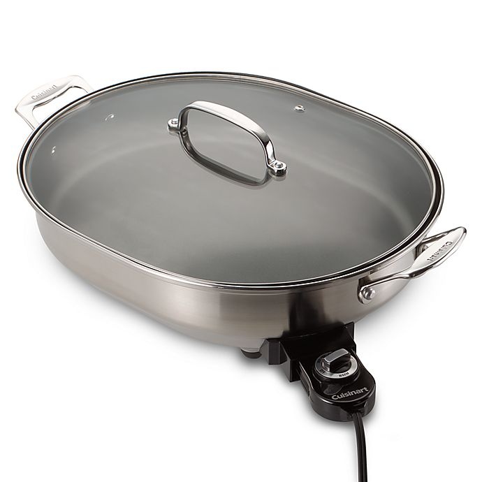 slide 1 of 1, Cuisinart Electric Skillet -Stainless Steel Csk-150, 1 ct