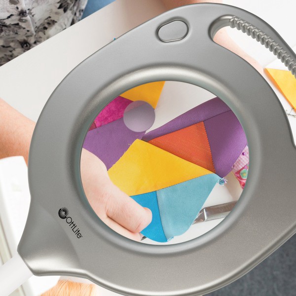 slide 10 of 10, OttLite Wellness Series 2-In-1 Led Magnifier Floor And Table Light, 1 ct