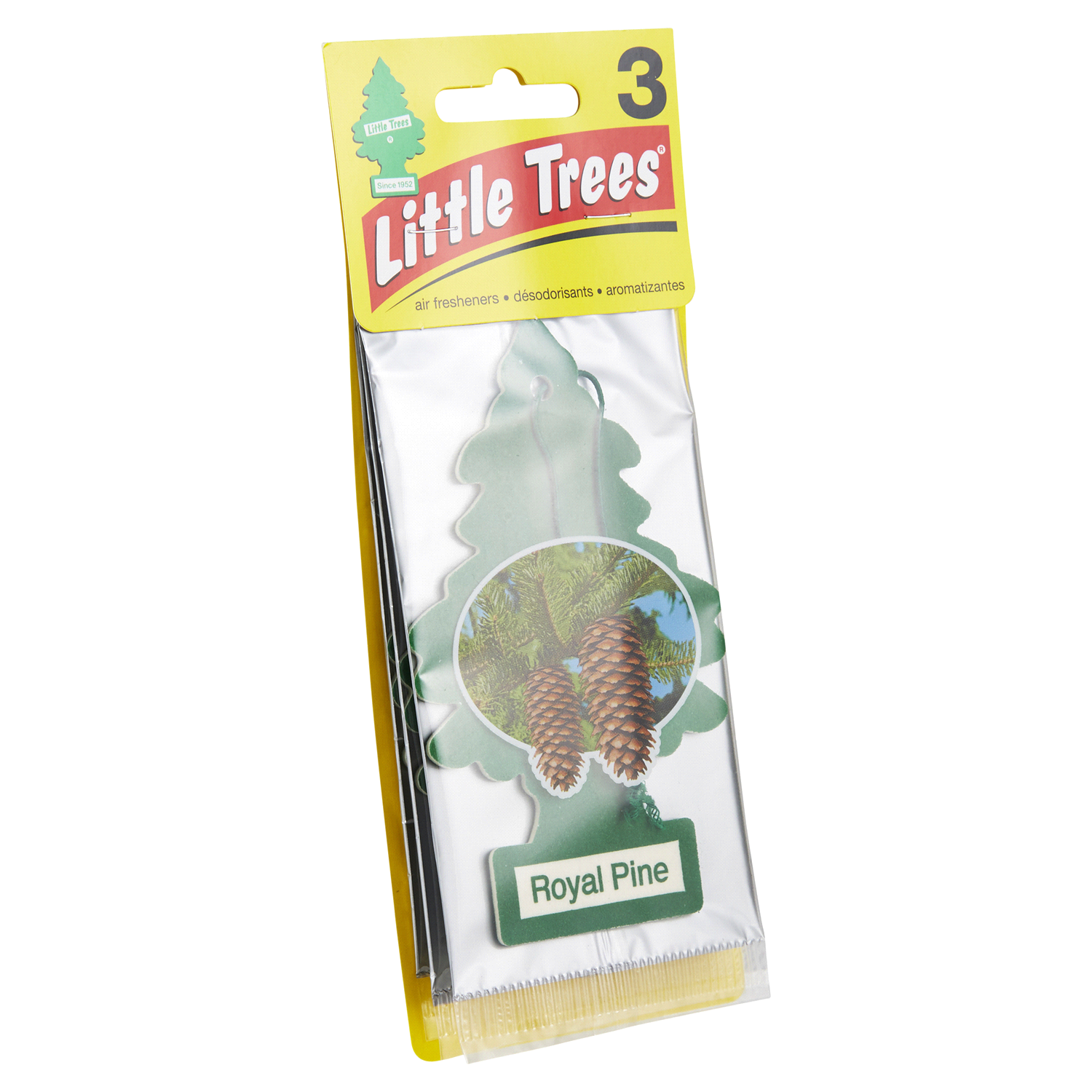slide 5 of 5, Little Trees Royal Pine Air Fresheners, 3 ct