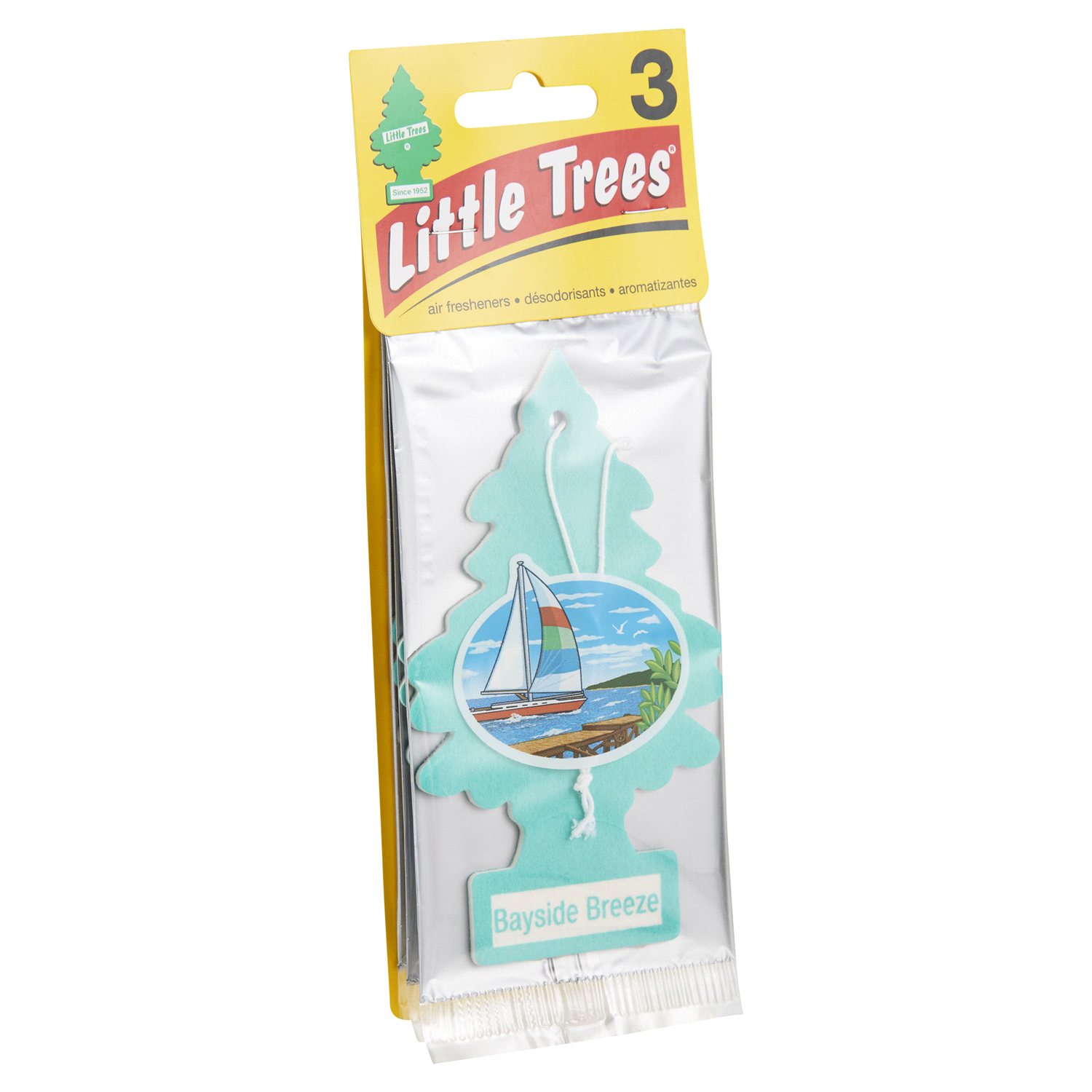 slide 4 of 5, Little Trees Bayside Breeze Little Tree 3Pk, 3 ct