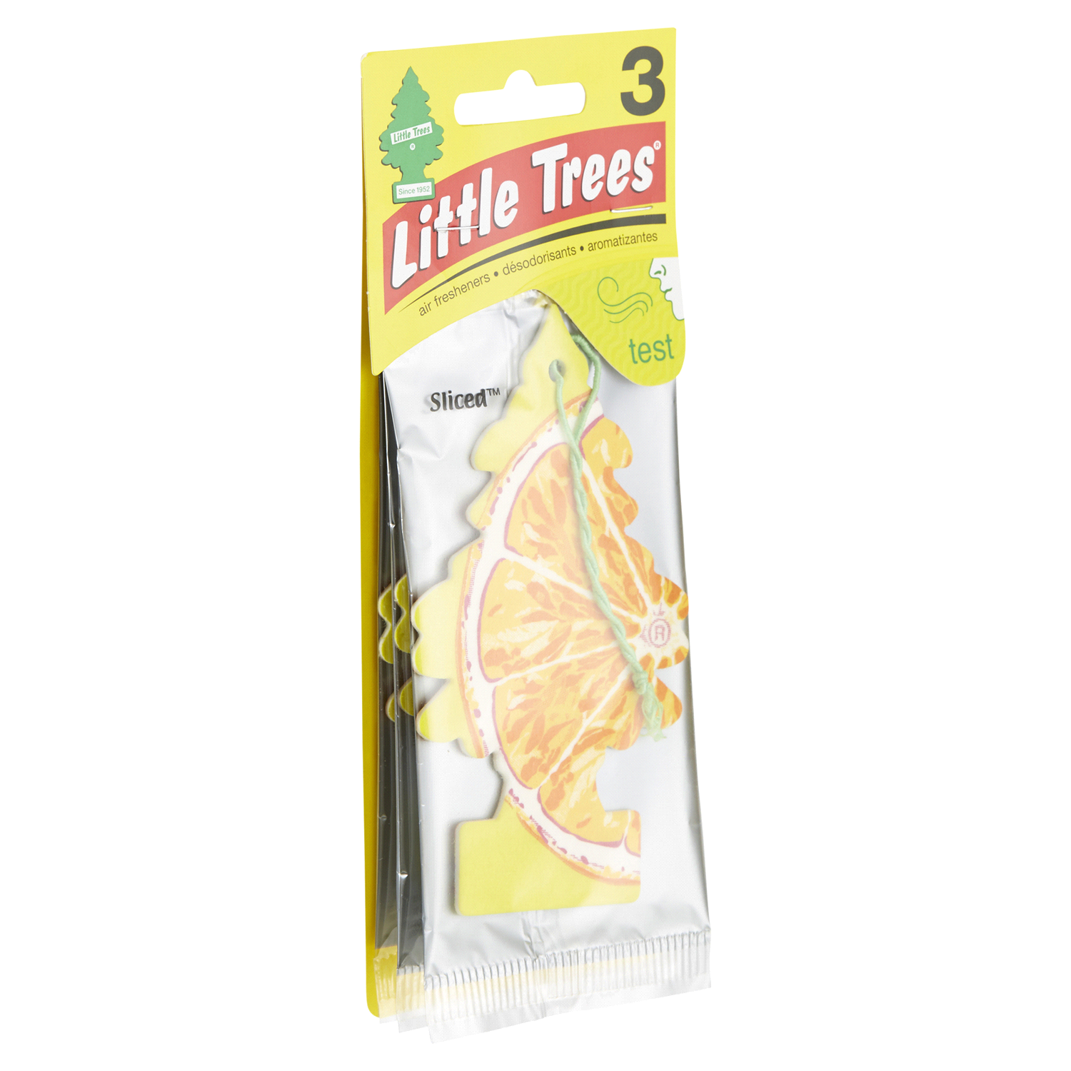 slide 5 of 5, Little Trees Sliced Air Freshener 3 ea, 3 ct