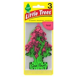 Little Trees Car Air Freshener Sour Power, 3 Ct.