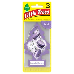 Little Trees Car Air Freshener Lavender Macaron, 3 Ct.
