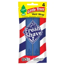 Little Trees Fresh Shave Scent Auto Vent Wraps