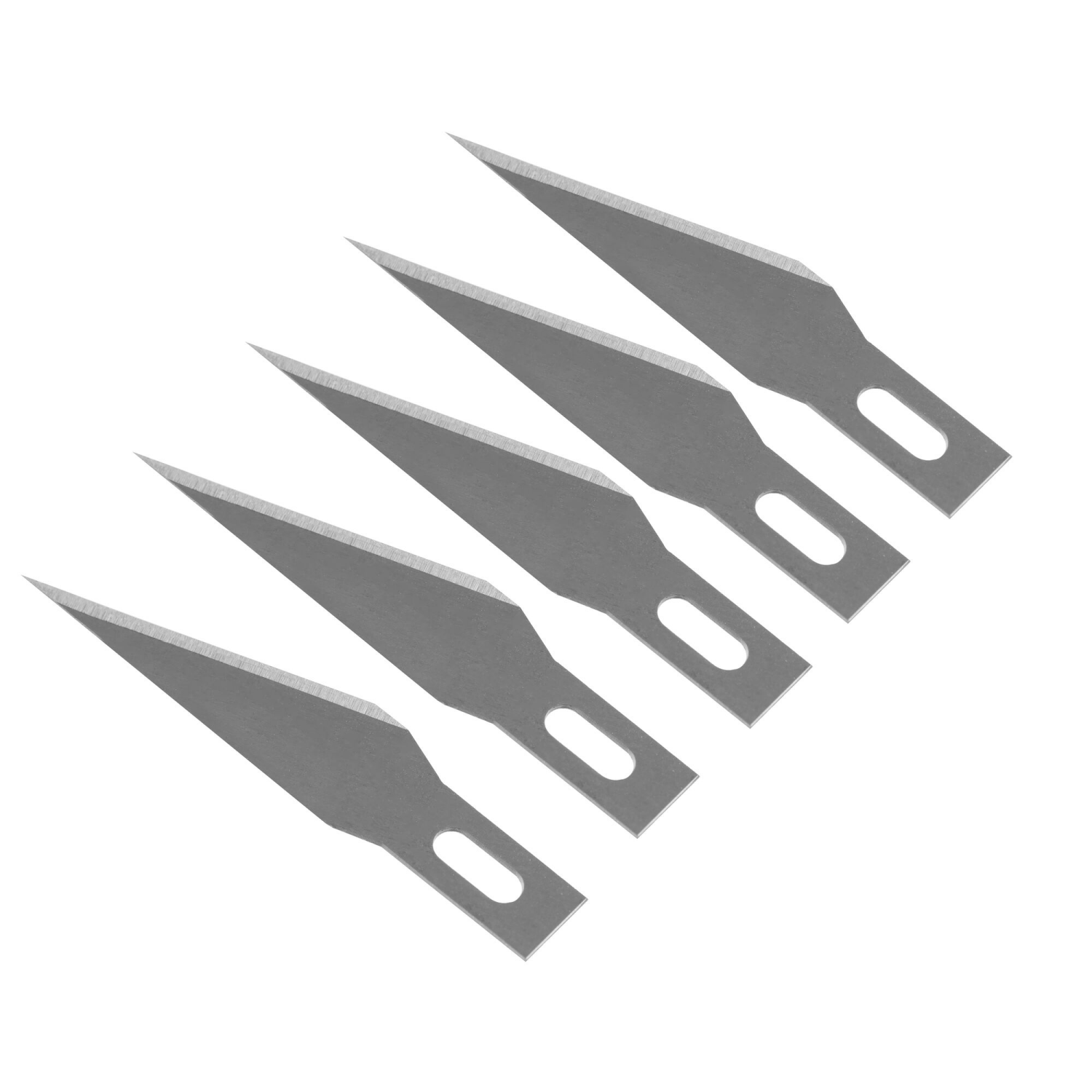 slide 1 of 1, STANLEY Hobby Knife Blades 5 ea, 5 ct