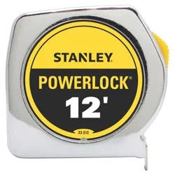 STANLEY Powerlock Professional Tape Measure - Gray/Yellow