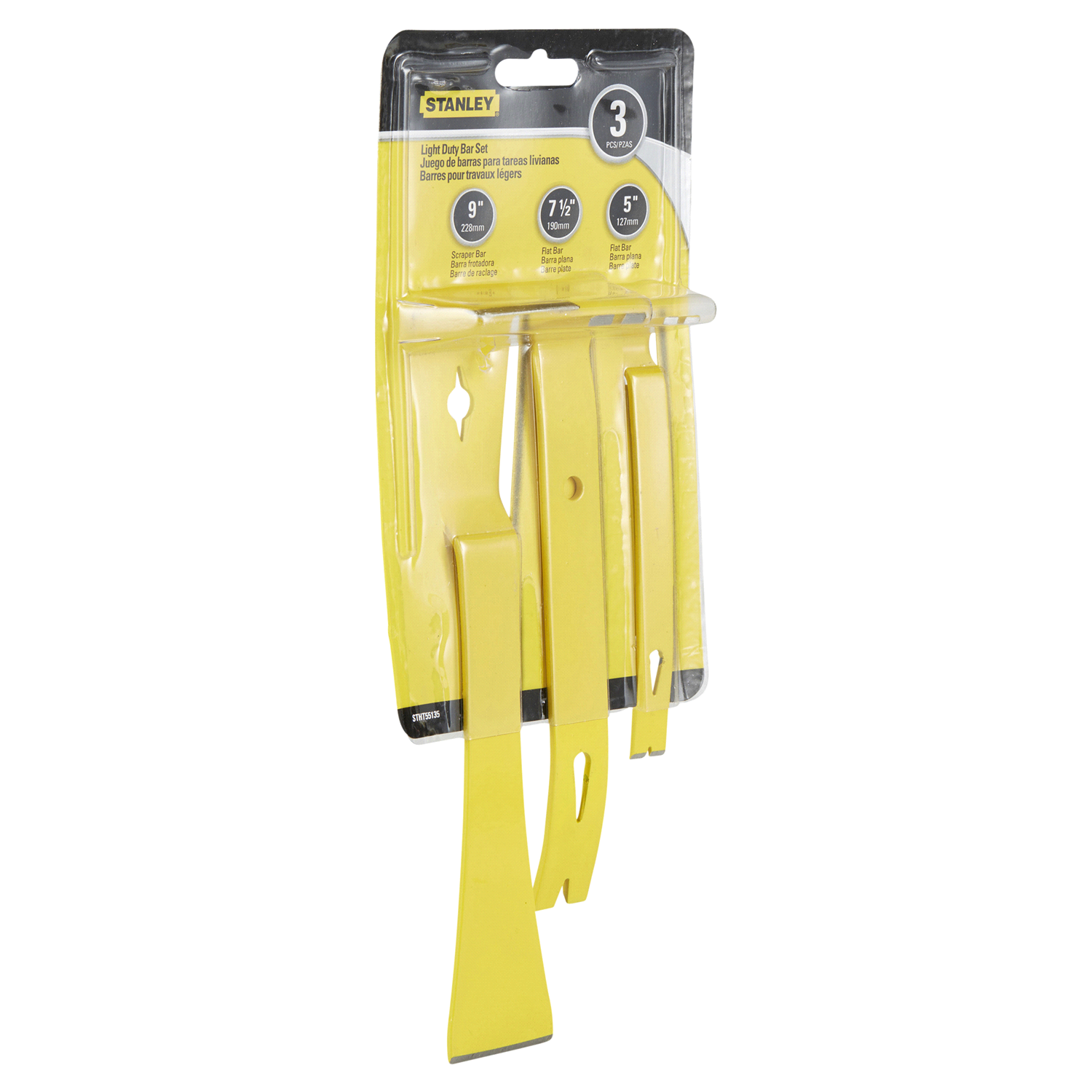 slide 4 of 5, Stanley Pry Bar Set, 3 ct