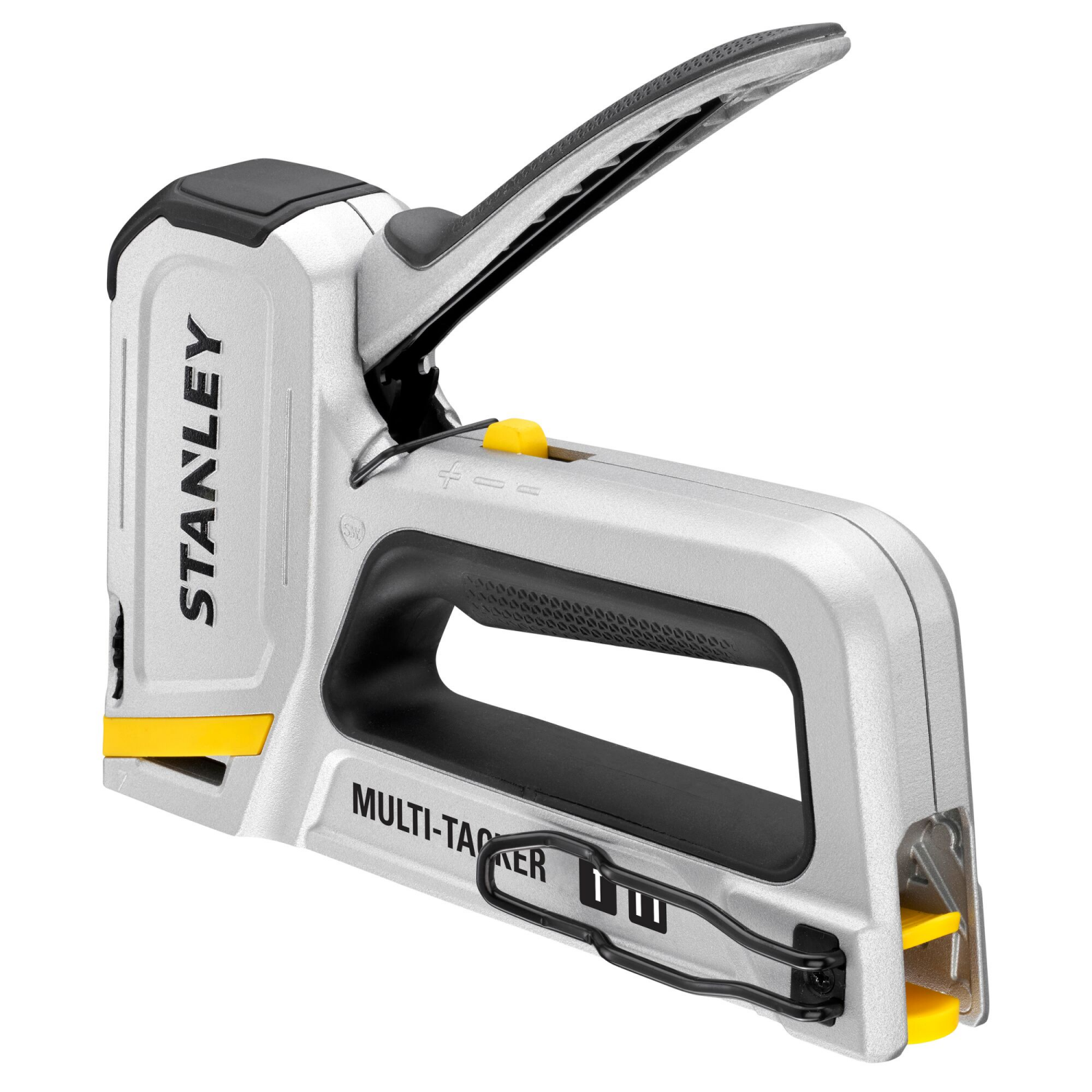 slide 2 of 4, STANLEY 2 in 1 Sharp Shooter Heavy Duty Aluminum Staple Gun 1 Each, 1 ct