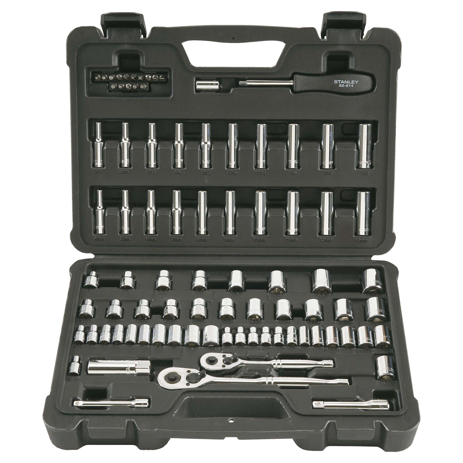 slide 1 of 3, STANLEY 85 Piece Mechanics Tool Set 1 ea, 1 ct
