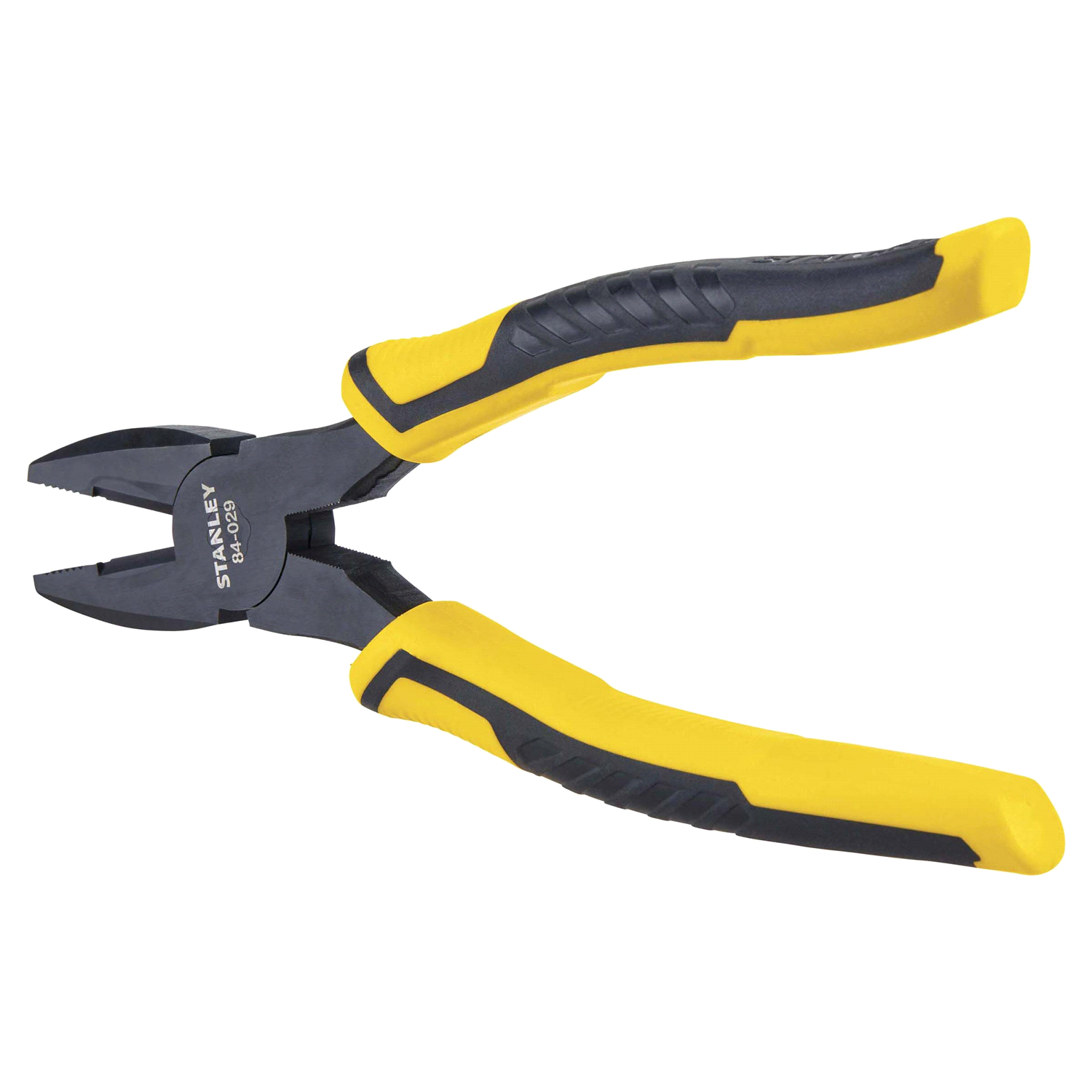 slide 2 of 2, STANLEY Control-Grip 3-Zone Grip 8 Inch Lineman's Pliers 1 ea, 1 ct