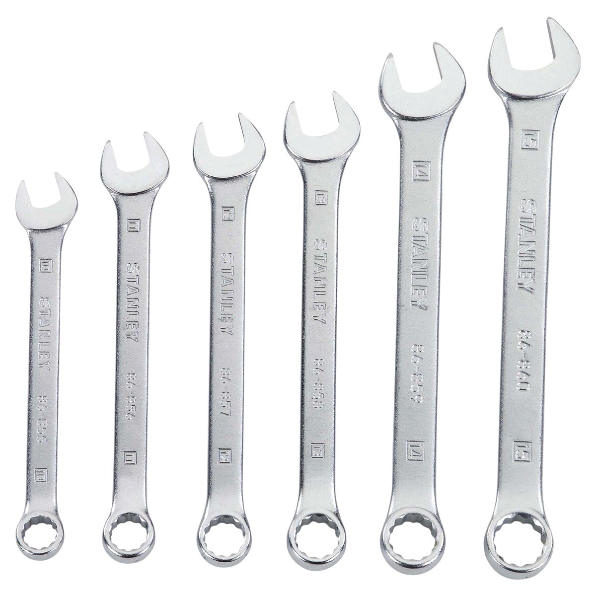 slide 2 of 2, STANLEY Combination 6 Pieces Wrench Set 1 ea, 1 ct