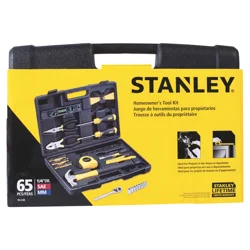 STANLEY 65 Pieces 1/4 Inch Drive Homeowner’s Tool Kit 1 ea