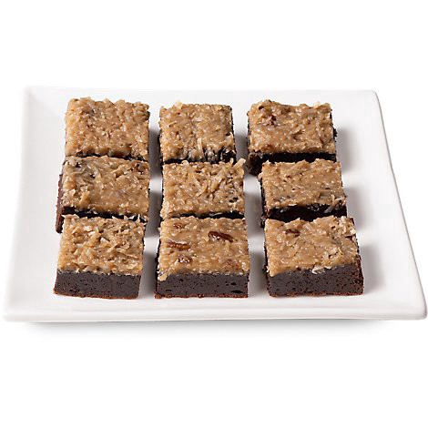 slide 1 of 1, Bakery Brownies German Iced 9 Count - Each, 9 ct