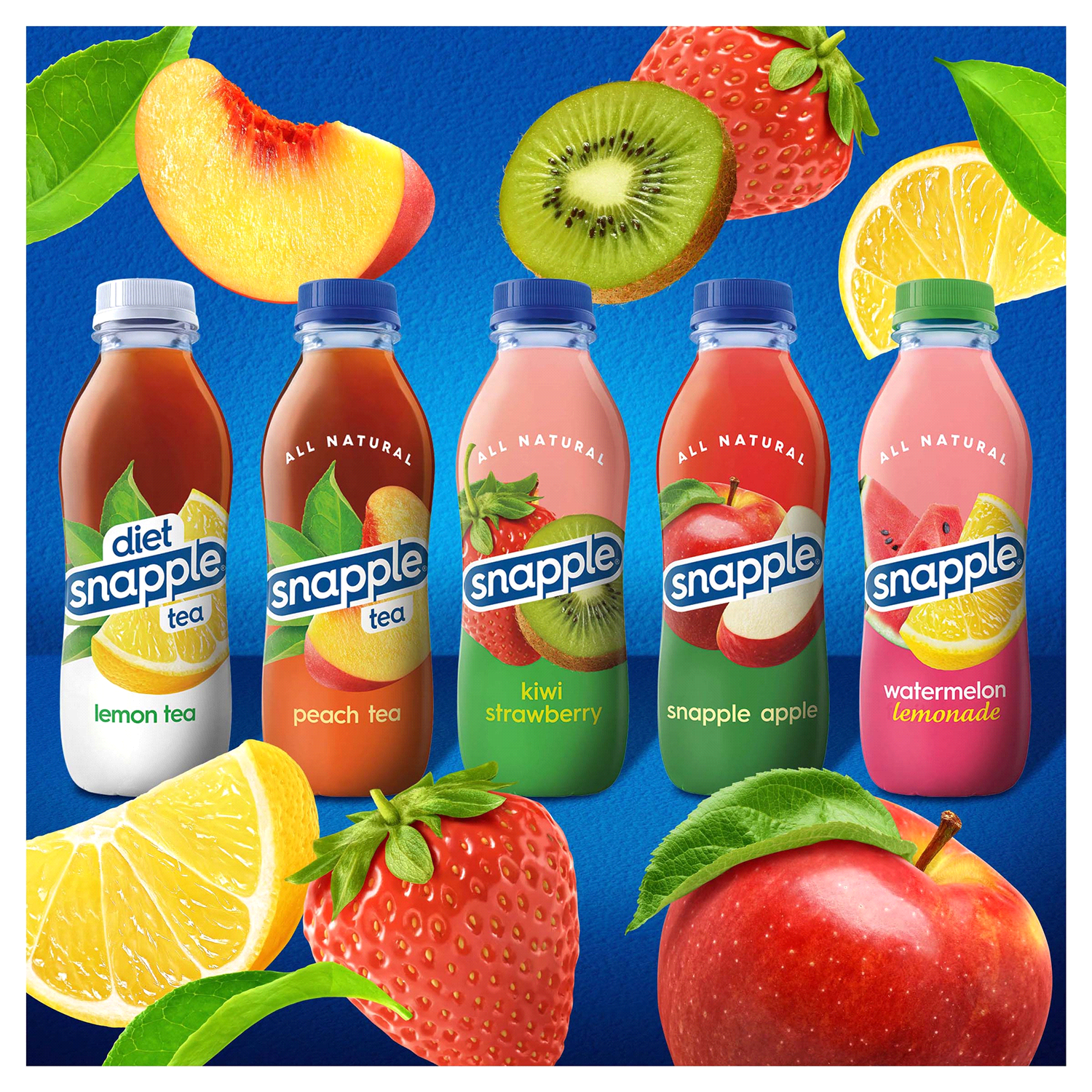 slide 4 of 4, Snapple Zero Sugar Raspberry Tea, 16 fl oz recycled plastic bottle, 16 fl oz