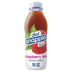 Snapple Zero Sugar Raspberry Tea, 16 fl oz recycled plastic bottle
