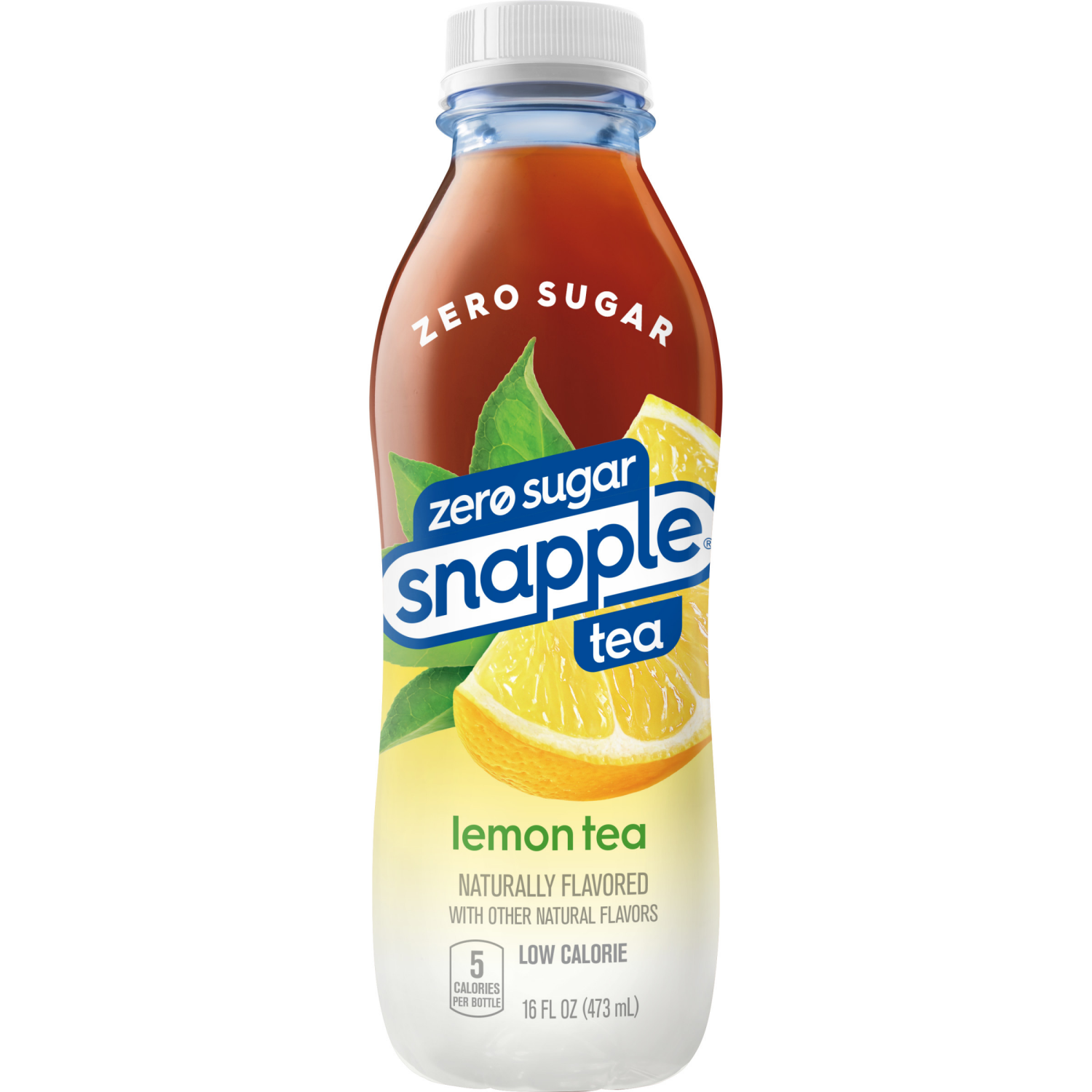 slide 5 of 6, Snapple Zero Sugar Lemon Tea, 16 fl oz recycled plastic bottle, 6 pack - 6 ct - 6 ct, 6 ct; 16 oz