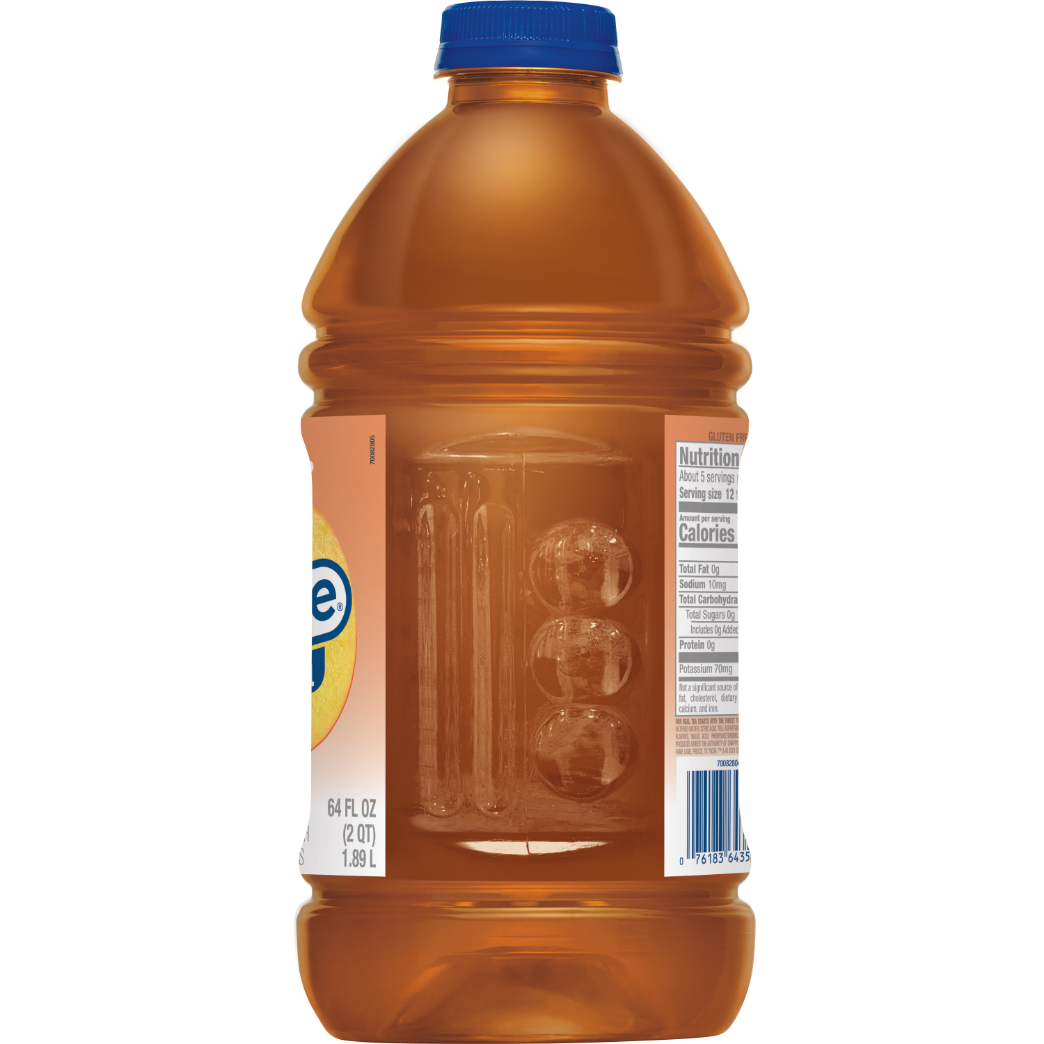 slide 3 of 5, Snapple Zero Sugar Peach Tea, 64 fl oz bottle, 64 fl oz