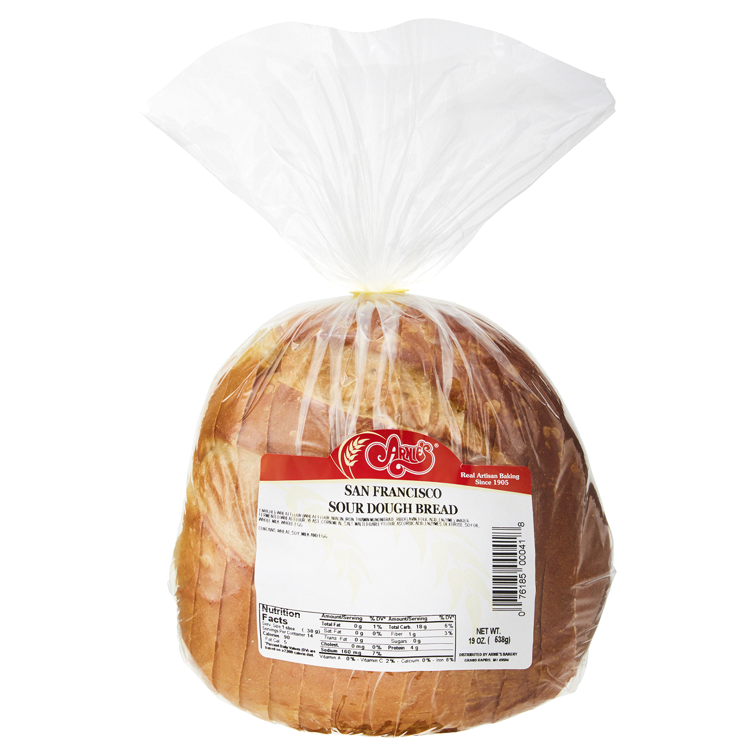slide 1 of 1, Arnie's Bakery Bread, San Francisco Sourdough, 19 oz, 19 oz