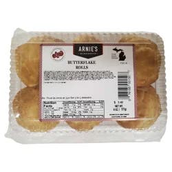 ARNIES Arnie's Bakery Rolls, Butterflake, 8 Oz
